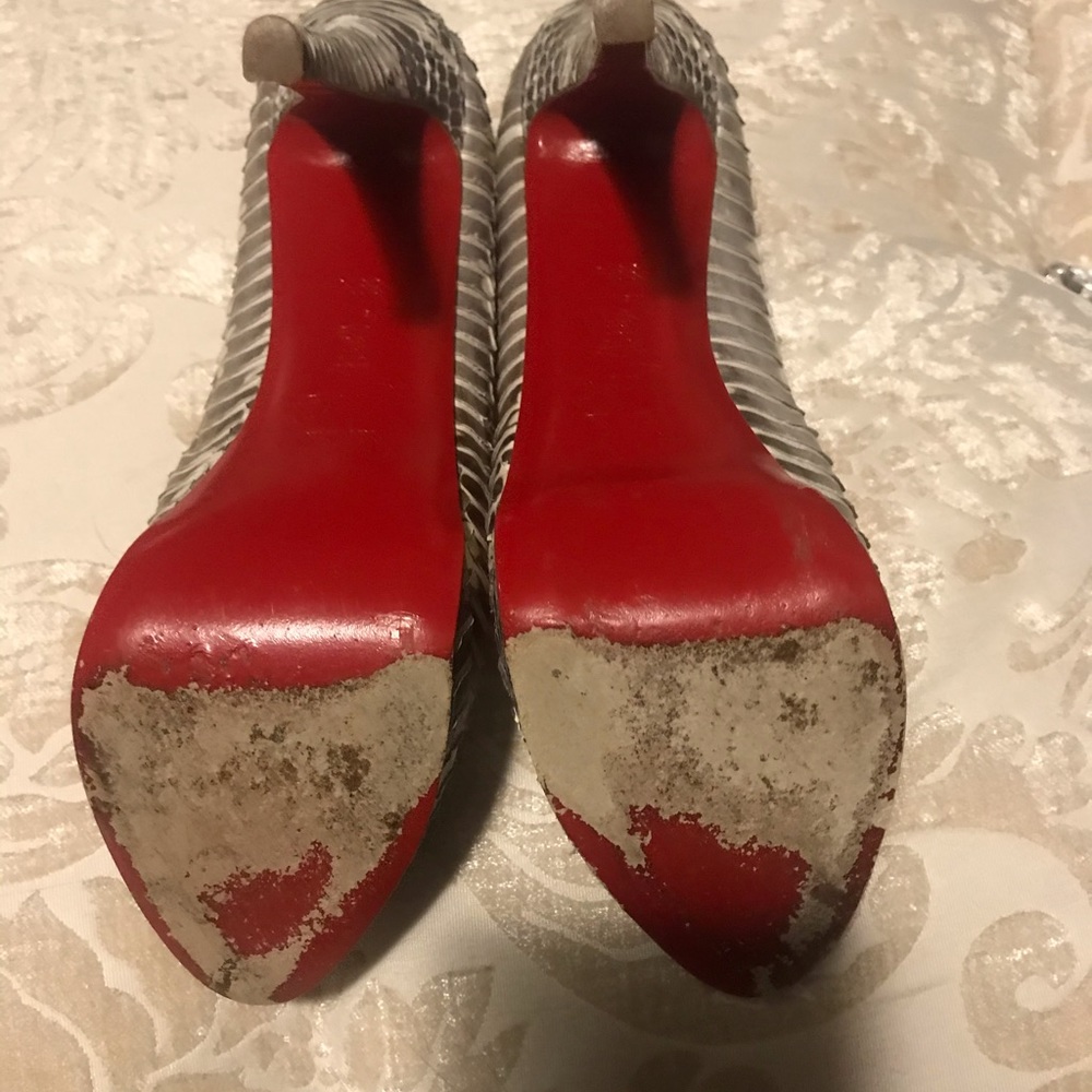 Authentic Christian Louboutin Python - image 3